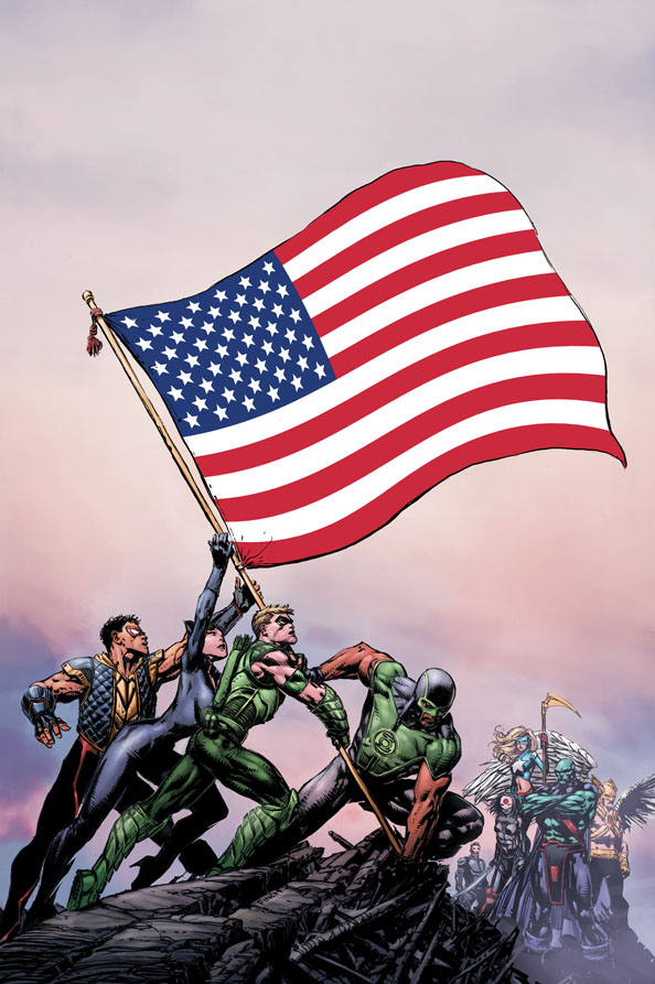 Last Chance for Discounted JUSTICE LEAGUE OF AMERICA Flag Cover